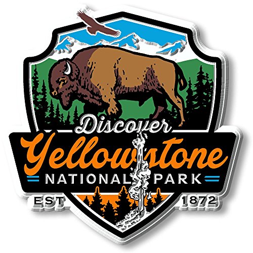Inconnu Entdecken Sie den Yellowstone Nationalpark Magnet von Inconnu