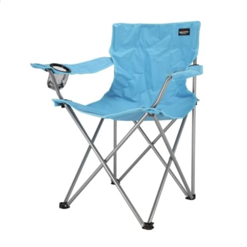 RBS24 Campingstuhl Faltstuhl Angelstuhl mit Getränkehalter hellblau von Inconnue