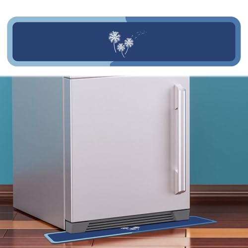 Incycall Kühlschrank Bodenschutzmatte – 95 × 20 cm Unter Kühlschrank Matte mit Gummirückseite, Diatom-Filz Oberfläche, Wasserdichter Auffangschutz für Küchenboden, Auslaufsicher & Saugfähig von Incycall