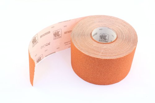 1 Rolle Schleifpapier P120, 115mm, 50m, rot von Indasa