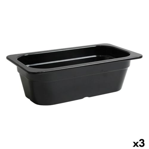 Teglia da Cucina Inde Nero 32,5 x 17,6 x 10 cm (3 Unit?) von Inde