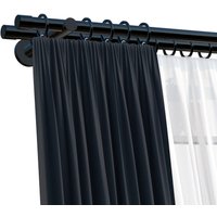indeko Gardinenstange "Linz", 2 läufig-läufig, Wunschmaßlänge, Komplett-Set inkl. Montagematerial von Indeko