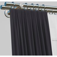 indeko Gardinenstange "Linz" Ø 20 mm 2 läufig-läufig Wunschmaßlänge;Dübel;Endstücke;Gardinenstange;Montageanleitung;Schrauben;Träger;Verbindungsstücke Komplett-Set inkl. Montagematerial von Indeko