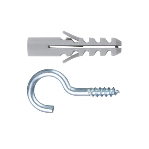 Index Fixing Systems BZALHAT05 Dübelset TACON + AL-HA mit Flossendübel, Nylon und gebogenem Schraubhaken; verzinkt Index Fixing Systems BZALHAT05 Dübelset TACON + AL-HA mit Flossendübel, Nylon und gebogenem Schraubhaken; verzinkt von INDEX A PERFECT FIXING