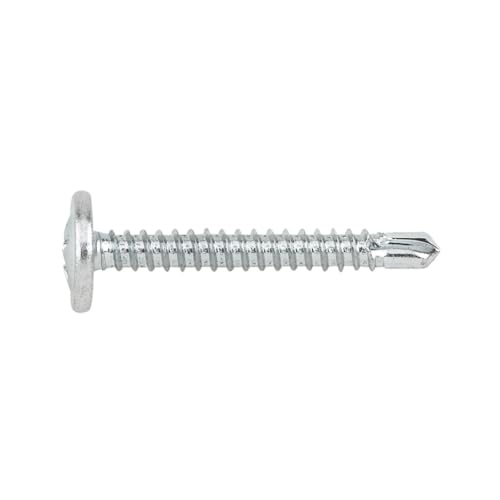 Index Fixing Systems Taez – Pack von 500 Schrauben autotaladrantes Kopf alomada Baja, Fußabdruck Phillips und Unterlegscheibe (verzinkt), TAEZ4232 von INDEX