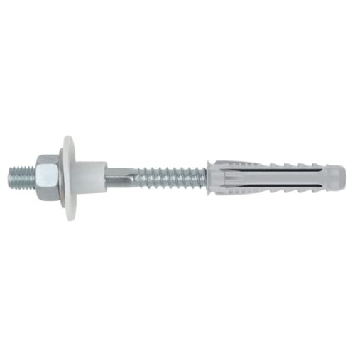 Index Fixing Systems sa-lh – Pack von 50 Halterungen für Waschbecken mit Mutter aus verzinktem Eisen beschichtet, M10 x 120 mm) von INDEX A PERFECT FIXING