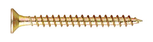 Index Fixing Systems tp-to – Pack von 100 Spanplattenschrauben Senkkopf 90 Grad-Filet, 40. lubrificado (Beschichtung Bi-Chromatstahl), VTPTO40050_ von INDEX