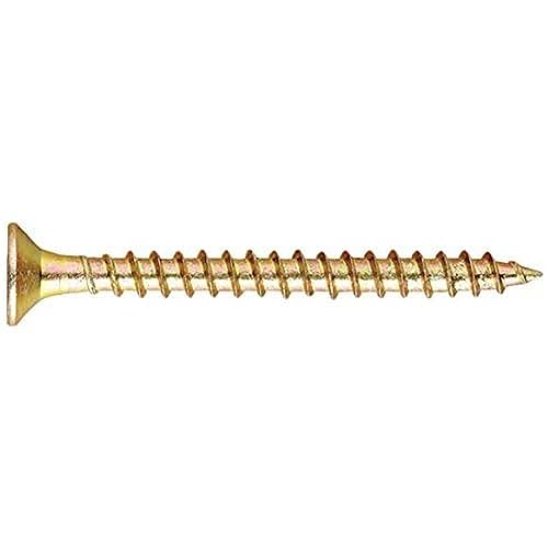 INDEX Fixing Systems TP-TO 30 Stück Senkkopfschrauben 90° Senkkopf 40° geschmiert (bichromatische Beschichtung, 5 x 80 mm) von INDEX