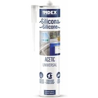 12er Pack – Universeller, vielseitiger, schimmelbeständiger, 280 ml akustischer Silikondichtstoff (Grau) von Index