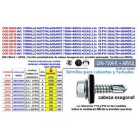 Index - avl 7504K Selbstbohrschraube mit Arvulexag 5,5x75 P16 Uralit von Index