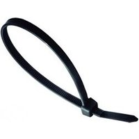 Beutel mit 100 Nylon-Kabelbindern 4,8 x 160 mm, schwarzer Index von Index