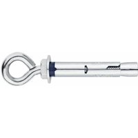 Index - Verdrehsicherer Dübel für mittlere Belastungen - Piton - Verzinkt M6 x 45 Ø8 - Packung mit 100 Stück von Index
