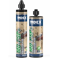 Chemischer Klebstoff – Polyester ohne Styrol – Steinfarbe 410 ml – Packung mit 12 von Index