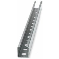 Durchbrochene Schiene für leichte Lasten Typ "C" - ATLANTIS C2-H 28 x 30 x 1,8 x 3000 - Packung mit 10 von Index