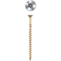 Index - Hochleistungs-Holzschraube - Senkkopf - Teilgewinde - Torx-Aufnahme - Antisplit-Spitze - Bichromatiert 5 x 70 - Packung mit 200 Stück von Index