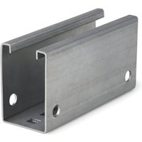 Solarer perforierter Indextrut-Schiene für die Befestigung in einer ununterbrochenen Talung – Atlantis C4-M Stahl 16 x 20 x 1,20 – Packung mit 50 von Index
