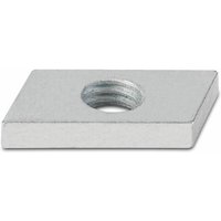 Zubehör für "C"-Profil, Mutter für durchbohrten Führungsschiene M6 – 100 Stück in einer Packung Zubehör für "C"-Profil, Mutter für durchbohrten Führungsschiene M6 – 100 Stück in einer Packung von Index