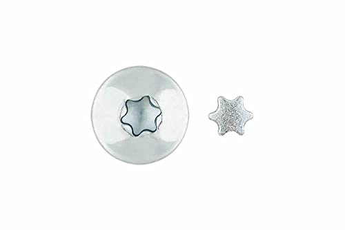 index estrinv40z-étoile Galvanisierte für Schrauben Unantastbar inv40zinc Sie (Box von 100) von INDEX A PERFECT FIXING