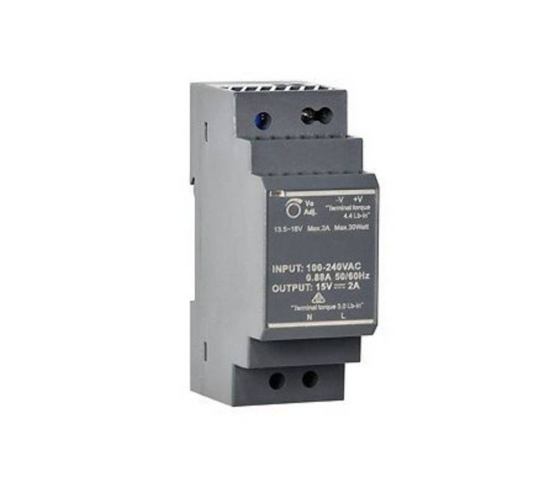 Indexa Hutschienen-Netzteil 30W 15V / 2A Gefahrenmeldeanlage von Indexa