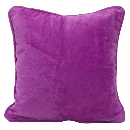 Werfen Home Decor Kissen aus indischem Kissenbezug Dark Purple Velvet-Bett-Kasten 12 x 12 Inches von Indianbeautifulart