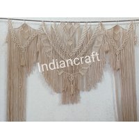 Makramee Vorhang, Türvorhang, Kulisse, Boho Vorhang von Indiancraft1