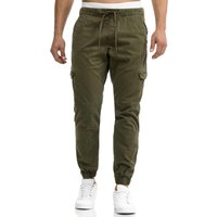 Indicode Cargohose "INLevi" mit seitlichen Cargotaschen und elastischen Bündchen Indicode Cargohose "INLevi" mit seitlichen Cargotaschen und elastischen Bündchen von Indicode