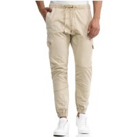 Indicode Cargohose "INLevi" mit seitlichen Cargotaschen und elastischen Bündchen Indicode Cargohose "INLevi" mit seitlichen Cargotaschen und elastischen Bündchen von Indicode
