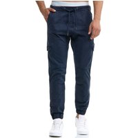 Indicode Cargohose "INLevi", mit seitlichen Cargotaschen und elastischen Bündchen Indicode Cargohose "INLevi", mit seitlichen Cargotaschen und elastischen Bündchen von Indicode