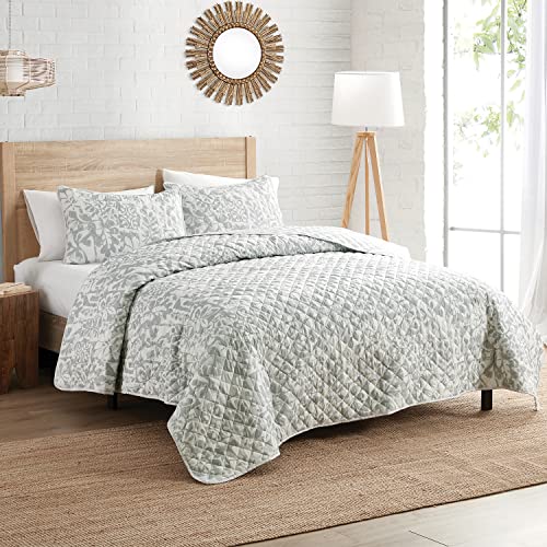 Indigo Ink Wendebettwäsche mit passenden Kissenbezügen, knitterfrei und ideal für alle Jahreszeiten, Polyester, grau, Queensize-Bett von Indigo Ink