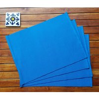 Indigo Gewebte Platzsets - 4Er Set von Indigostep