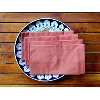 Rostige Baumwollservietten - 4Er Set Rostige Baumwollservietten - 4Er Set von Indigostep