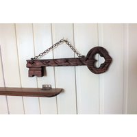 Vintage Alte Holz Schlüsselleiste Diverses Zum Aufhängen von IndisCreativArtShop