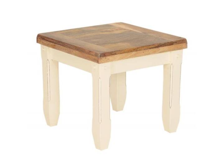 Beistelltisch Dhari 45x40x45 aus Mangoholz von Indisches-Möbelhaus.de
