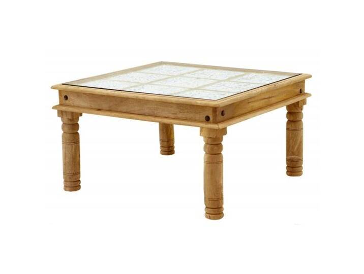 Couchtisch Sita 80x45x80 aus indischem Mango-Massivholz von Indisches-Möbelhaus.de