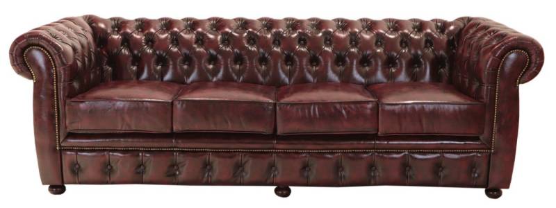 Indischesmoebelhausde Chesterfield-Sofa Viersitzer-Sofa Chesterfield Liverpool aus echtem Rindsleder New Red Indischesmoebelhausde Chesterfield-Sofa Viersitzer-Sofa Chesterfield Liverpool aus echtem Rindsleder New Red von Indischesmoebelhausde