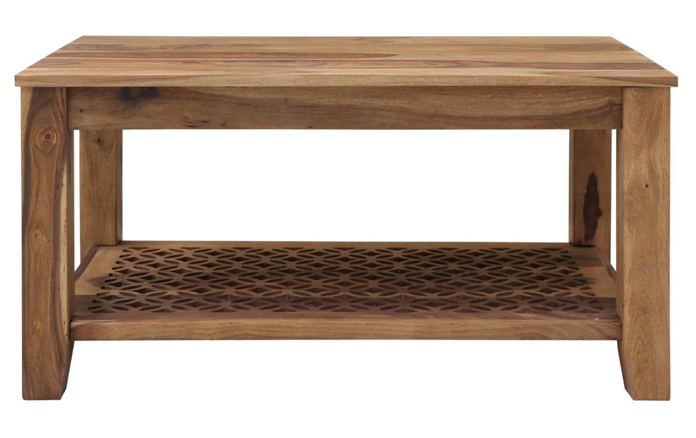 Indischesmoebelhausde Couchtisch Couchtisch Mira 90x45x60 aus indischem Palisandr-Massivholz von Indischesmoebelhausde