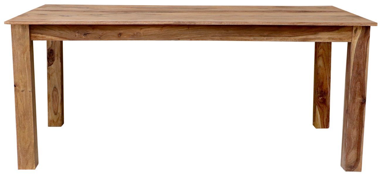 Indischesmoebelhausde Esstisch Esstisch Rami 200x90 aus indischem Sheesham-Massivholz von Indischesmoebelhausde