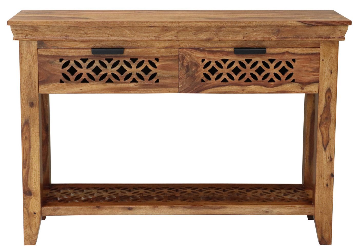 Indischesmoebelhausde Konsolentisch Konsolentisch Mira 110x76x35 aus indischem Palisandr-Massivholz Indischesmoebelhausde Konsolentisch Konsolentisch Mira 110x76x35 aus indischem Palisandr-Massivholz von Indischesmoebelhausde