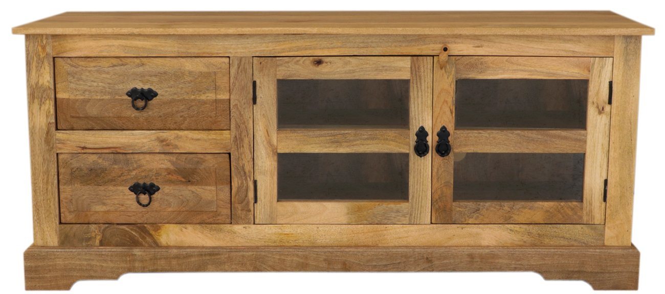 Indischesmoebelhausde TV-Schrank Fernsehtisch Guru 140x60x45 aus Mangoholz Indischesmoebelhausde TV-Schrank Fernsehtisch Guru 140x60x45 aus Mangoholz von Indischesmoebelhausde