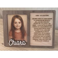 Personalisierter Bilderrahmen 10x15 Mit Namensbedeutung | Foto & Gravur Auf Holz Geschenk Geburt Taufe Hochzeit Personalisierter Bilderrahmen 10x15 Mit Namensbedeutung | Foto & Gravur Auf Holz Geschenk Geburt Taufe Hochzeit von IndividualWerk