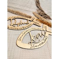Taufgeschenk Personalisiert, Fisch Holz Mit Taufspruch, Datum Und Namen, Kommunion Taufgeschenk Personalisiert, Fisch Holz Mit Taufspruch, Datum Und Namen, Kommunion von IndividualWerk
