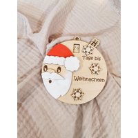 Weihnachts Countdown | Christmas Countdown Baumschmuck Drehscheibe von IndividualWerk