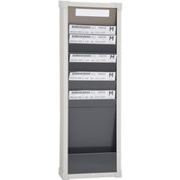 EICHNER Karten-Sortiertafel, 1 Reihe, 10 Fächer, HxB 750 x 260 mm von EICHNER