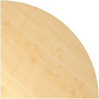Hammerbacher Verkettungsplatte für Schreibtisch mit Memoryschalter, Viertelkreis, BxT 800 x 800 mm, Nussbaum Hammerbacher Verkettungsplatte für Schreibtisch mit Memoryschalter, Viertelkreis, BxT 800 x 800 mm, Nussbaum von Hammerbacher