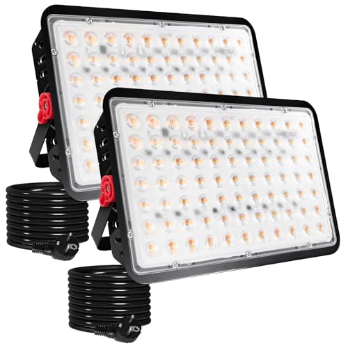 Indmird 200W LED Strahler Außen, 2 Stück Superhell 20000LM Led Strahler Warmweiß 3000K led Scheiwerfer Flutlicht IP66 Wasserdicht LED Außenstrahler für Gärten Auffahrt Garage Flur Ho Indmird 200W LED Strahler Außen, 2 Stück Superhell 20000LM Led Strahler Warmweiß 3000K led Scheiwerfer Flutlicht IP66 Wasserdicht LED Außenstrahler für Gärten Auffahrt Garage Flur Ho von Indmird