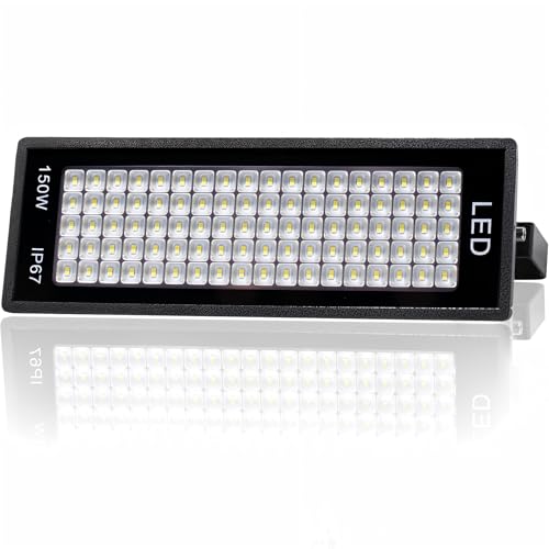Indmird LED Strahler Flutlichter Außen 150W, 18000LM Led Flutlichter 7000K Kaltweiß Scheinwerfer Außenstrahler IP67 Wasserfest LED Fluter außen für Garage Farm Fabrik Lager Stadion Indmird LED Strahler Flutlichter Außen 150W, 18000LM Led Flutlichter 7000K Kaltweiß Scheinwerfer Außenstrahler IP67 Wasserfest LED Fluter außen für Garage Farm Fabrik Lager Stadion von Indmird