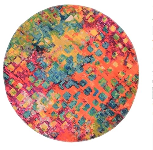 Rug Allegro 120Cm Rotund Colorful Rug Allegro 120Cm Rotund Colorful von Indomex