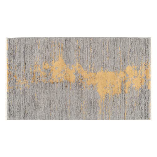 Rug Edine 080X150Cm Grey/Yellow von Indomex