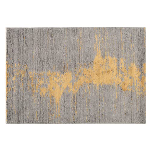 Rug Edine 130X195Cm Grey/Yellow von Indomex
