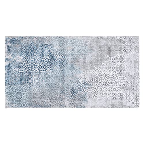 Rug Emily 080X150Cm Blue Rug Emily 080X150Cm Blue von Indomex